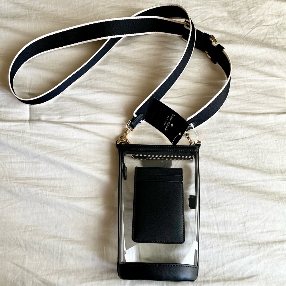 Kate Spade Clear See Through Crossbody Bag NWT 100% Authentic never used